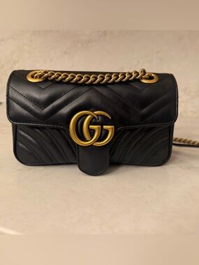 Small Gucci Black Marmont
